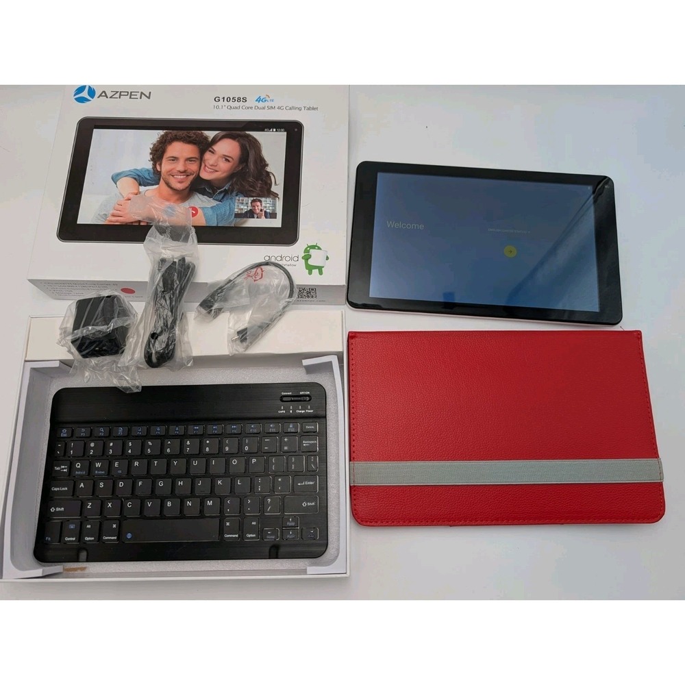 Azpen G1058B 10.1 Quad Core Dual Sim 4g Calling Tablet CPU MTK8735 - 1GB